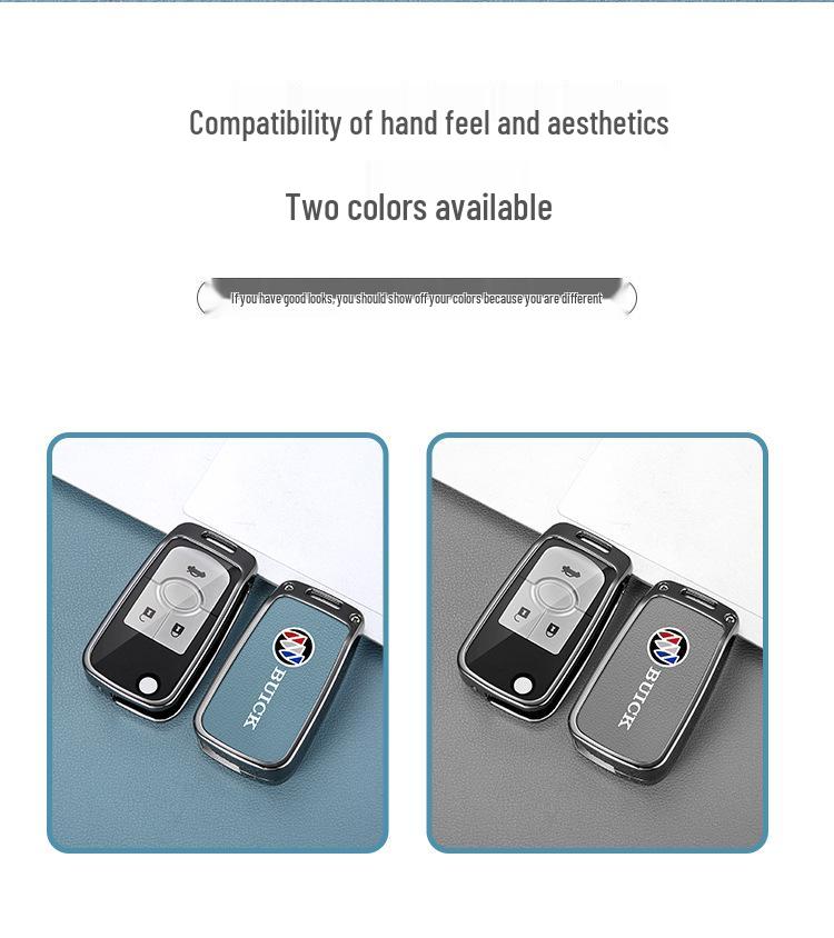 Metal Protective Key Shell for 2015 Buick Excelle - Fits 2008 Model Buckle