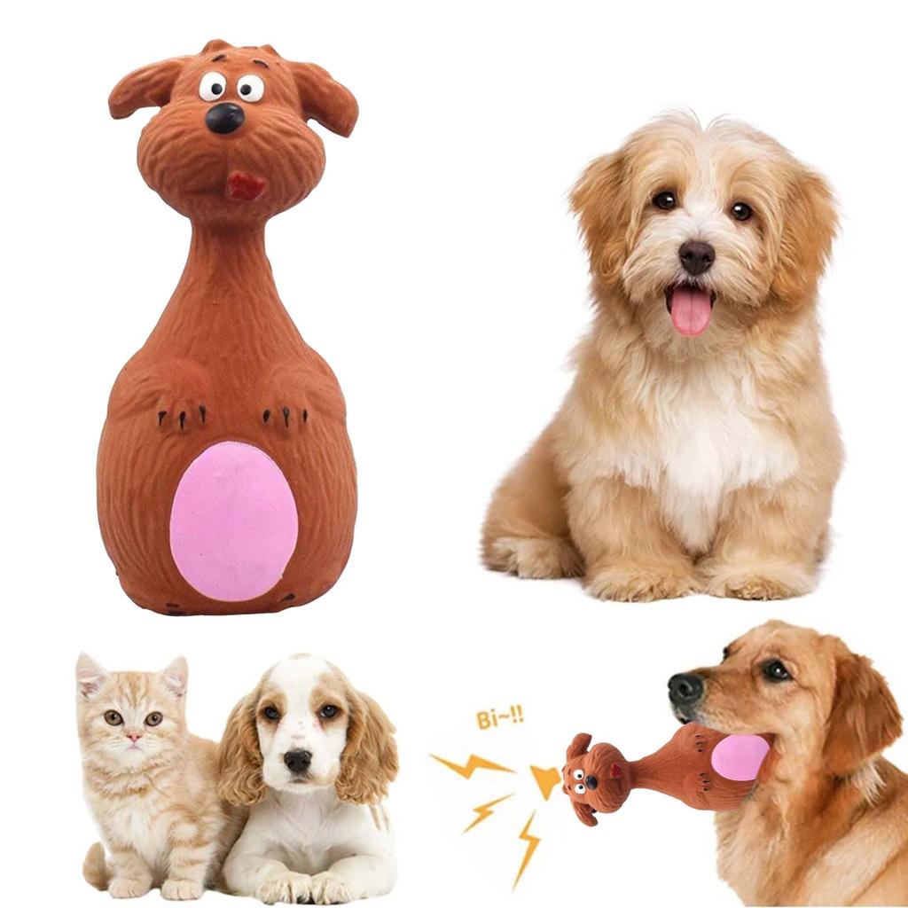 Dog Interactive Chew Toy Funny Cartoon Cows/Elephant/Puppy Toy for Aggressive Chewers Large Breed