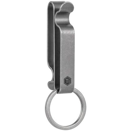 KeyUnity KM00 Titanium Riemclip Heren Dubbelzijdig Gebruik Sleutelhanger Stijlvol