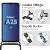 Coque de protection - booling - samsung galaxy a25 5g - silicone antichoc - transparent - bleu navy