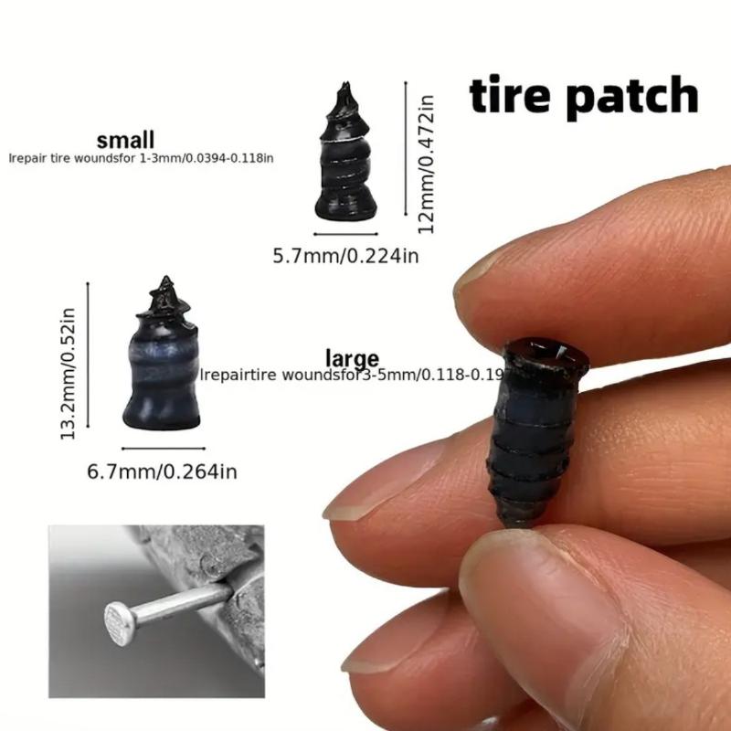 23pcs/42pcs Car Tire Repair Kit, Puncture Plug Tools Tyre Puncture Emergency For Tire Strips Stirring Glue Repair Tool Kit