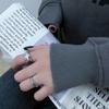 High-End Ring Irregular Niche Design Open Ring Female Index Finger Cover Ring High-End Simple Ring