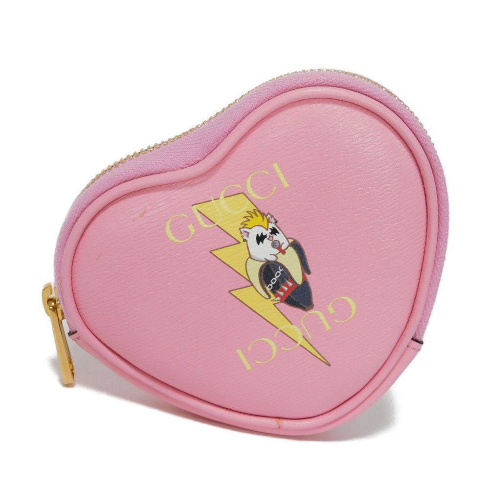 

Вживаний 9539 Bananya гаманець для монет у формі серця 701062 U22AG 5964 7943 Банан Болт Іназума Невикористаний Логотип Світло-рожевий Унісекс від