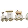 christmas Wooden Train Ornament, Decoration, Xmas Desktop Trains Ornaments, for Indoor,
