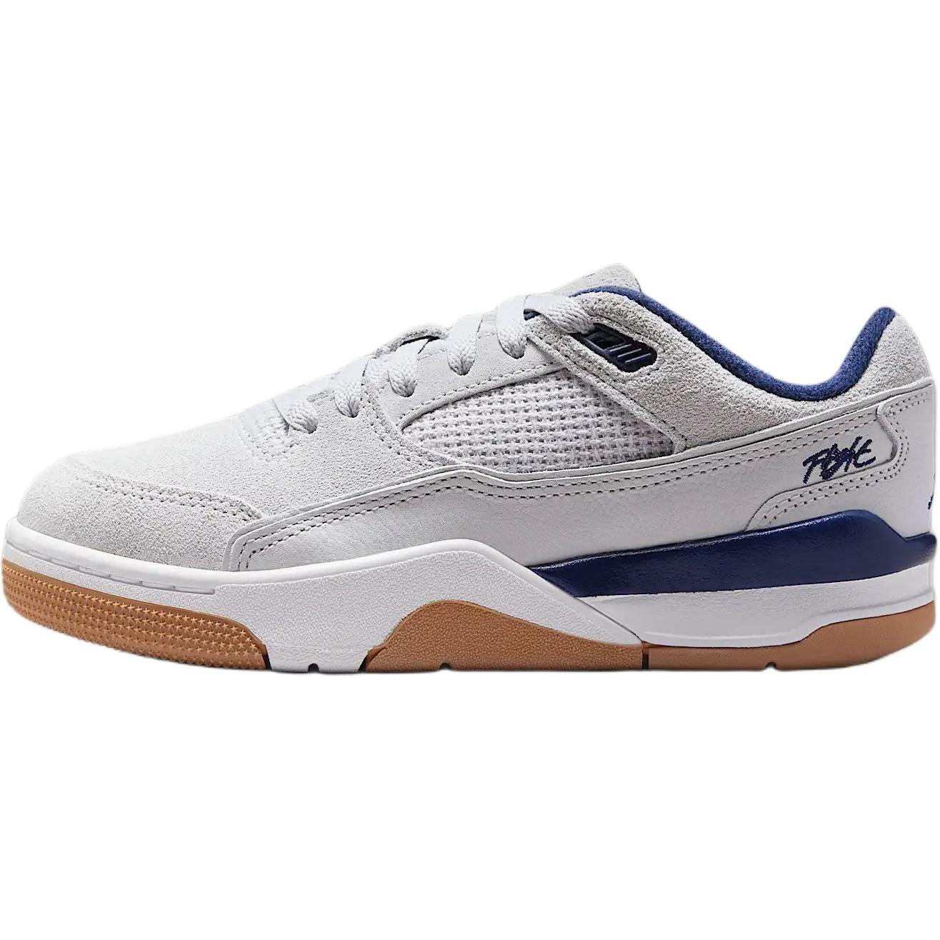 (GS) Air Jordan Flight Court Neutral Grey Midnight Navy Kids HF3333-004 EU 35.5