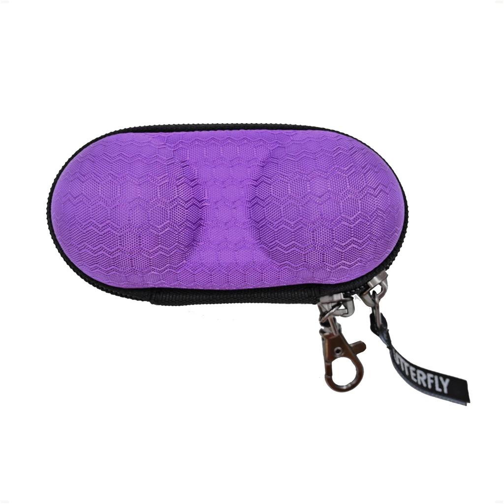 Table Tennis Ball Case Hexagon 2 Ball Holder Purple [Butterfly]