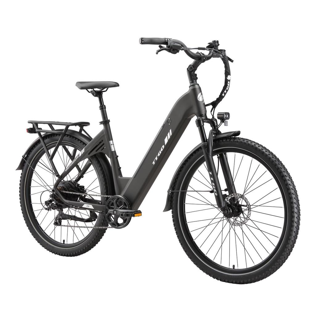 TTGO C5 - 250W Motor - 48V 13.5Ah Lithium Battery – Range Up To 90 Km – Hydraulic Disc Brakes – 27.5×2.4 Inch Tires – Shimano 7 Speeds