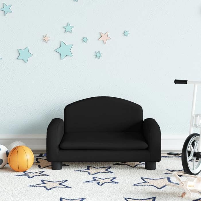 VidaXL Children's Sofa Black 50x40x30 Cm Fabric, Mini Sofa, Mini Sofa-chair, Mini Sofa for Children, Sofa of 3196373
