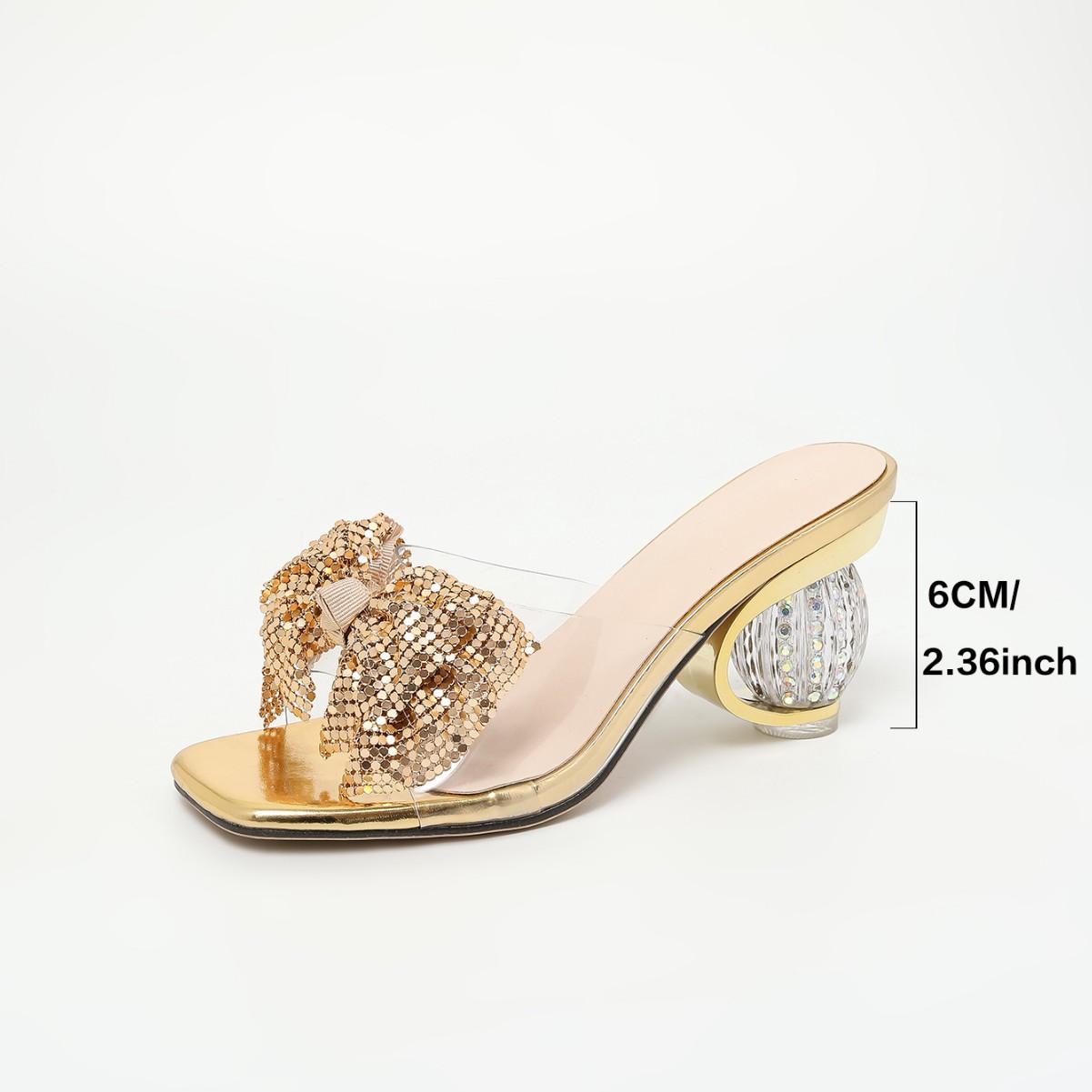 

Красивые сандалии драг женские носят изысканные стразы цвета шампанского с открытым носком шпильки на одном слове высокие каблуки 38