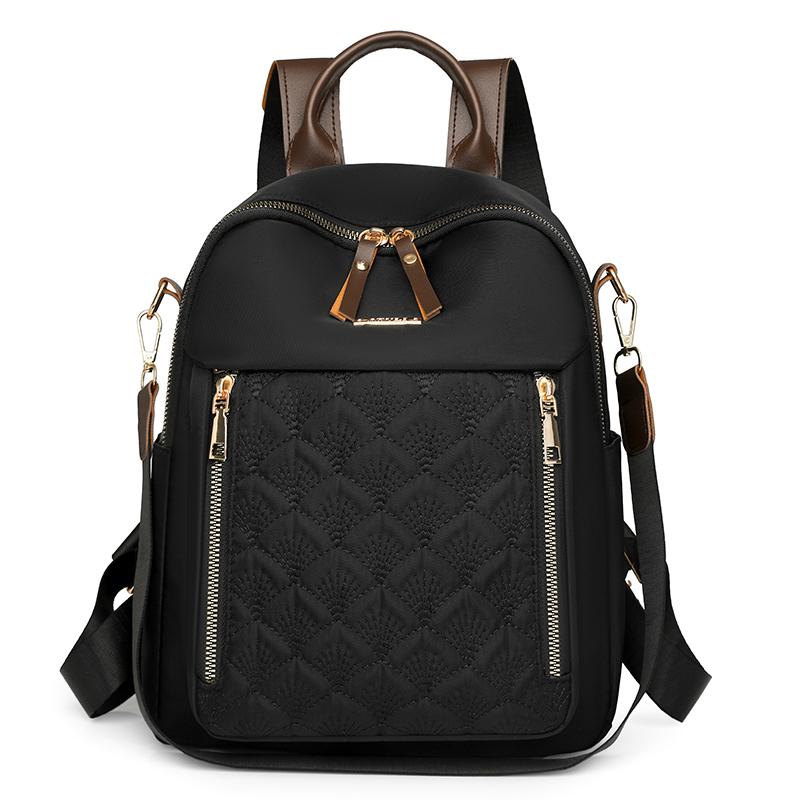 Lingge Rucsac cu broderie Rucsac pentru femei Rucsac de călătorie impermeabil de mare capacitate