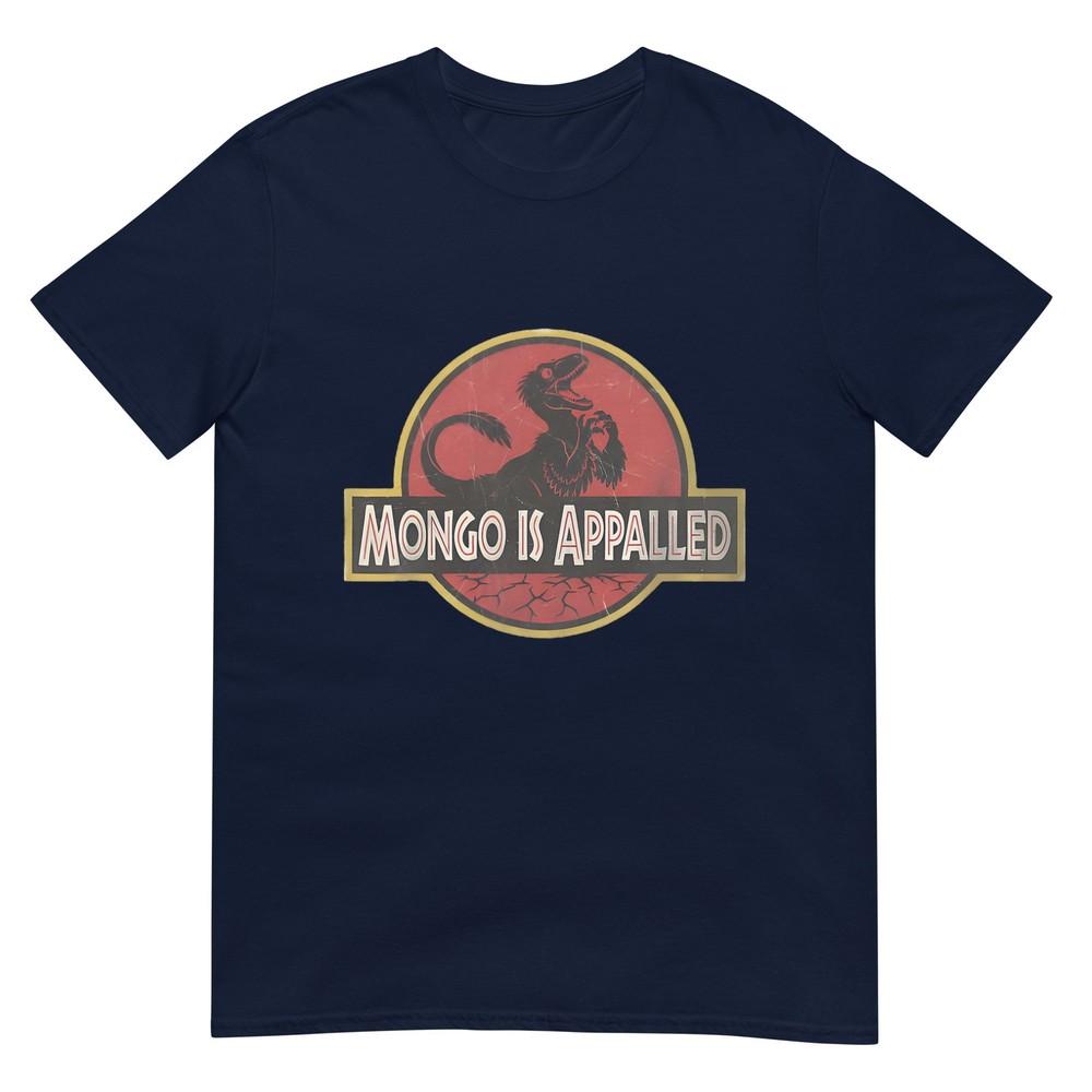Retro Mongo Is Appalled Vintage Riding Dinosaur Unisexs TShirt