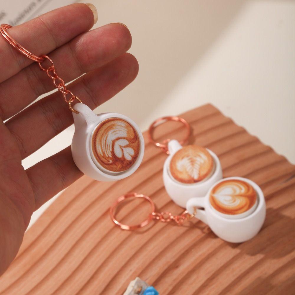Portable Simulation Food Keychain Food Props Funny Keyring Creative Bag Pendant  Bag Decoration