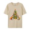 Mens Tshirt Beagle Dog Lover Matching Santa Beagle Tshirt Breathable Top Texture Fabric Leisure Tshirt
