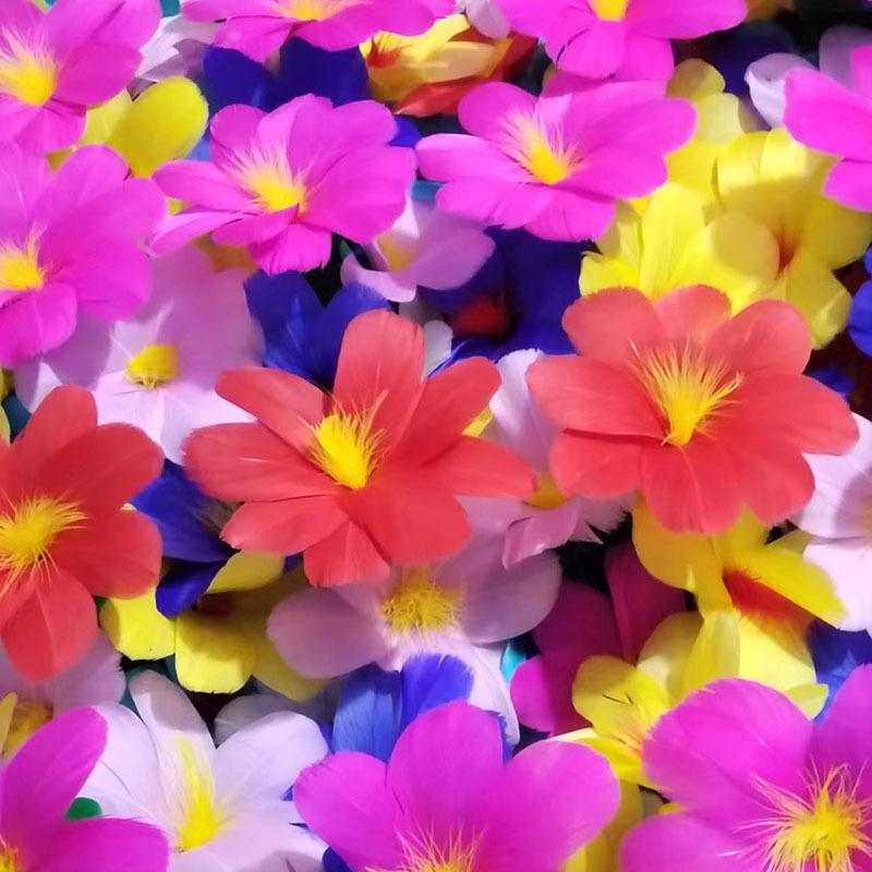 Flower Sleeve Karate Prop: Silk Scarf Transforms to Sunburst Feather Flowers (Version 6)