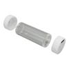 Водяное охлаждение Прозрачный Цилиндрический 60 мм Наружный Диаметр Охлаждение G1/4 Резьба PMMA POM CPU Водяное