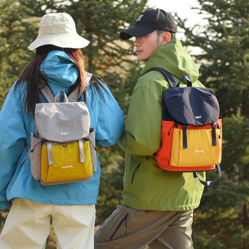 Outdoor Backpack Travel Large Capacity Nylon Commuter Backpack Ultra Light Junior High School Student Schoolbag