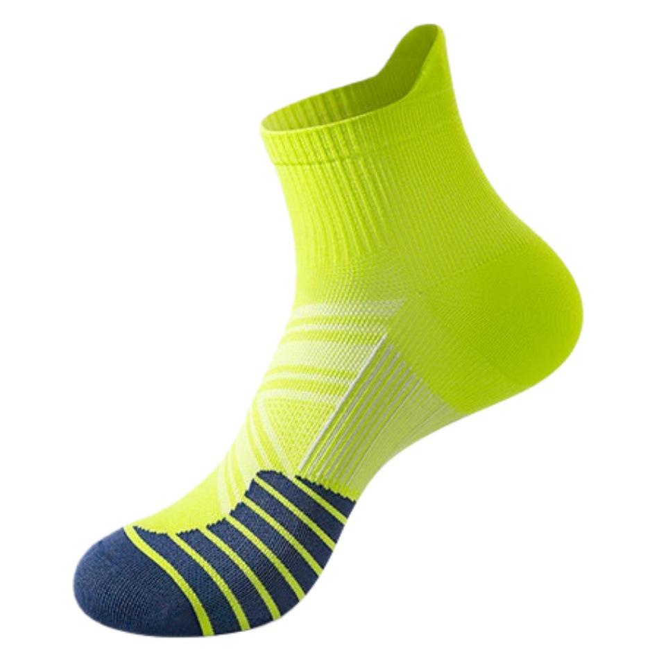 Men's Professional Marathon Running Socks - Quick-drying, Compression, Non-slip, Mid-calf Sports Socks for Spring and Autumn Training