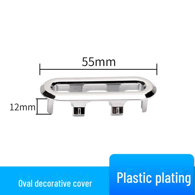 Dekorativer Überlaufstopfen für Waschbecken - Waschbeckenzubehör