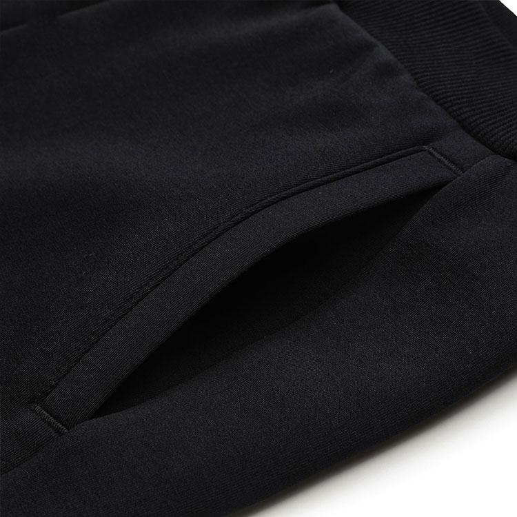 FILA Rhinestone Logo Knitted Casual Jogger Pants Women Bottoms Black F51W248653F-BK