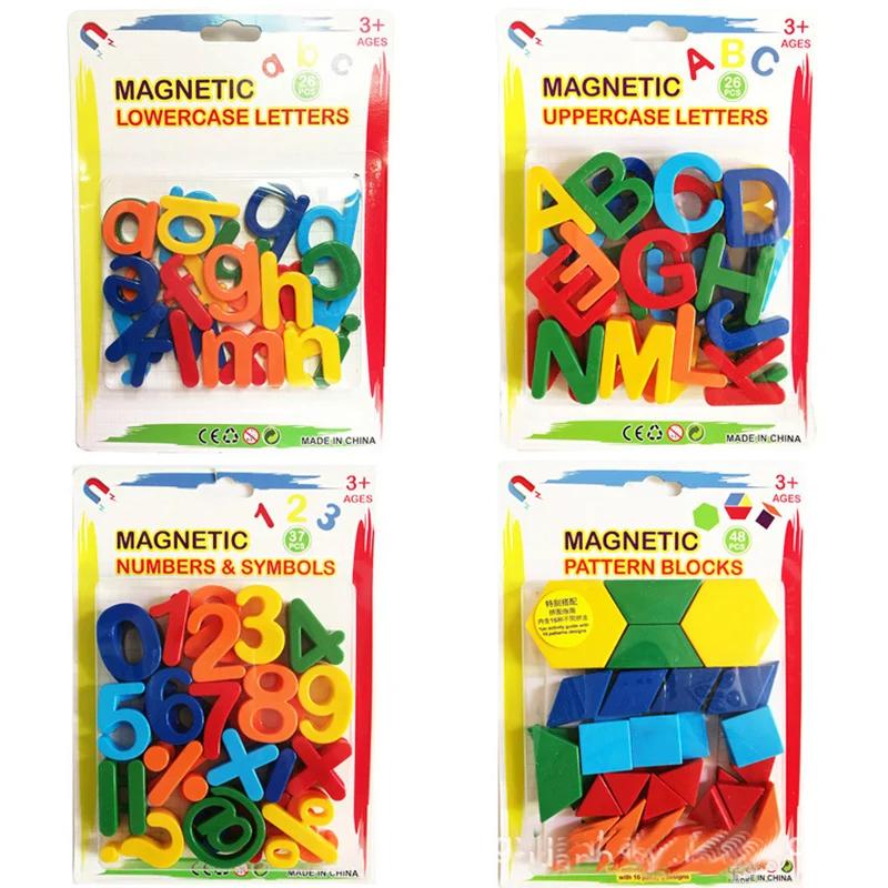 Bai Fen Bai Toys Toys Educational 26Pcs Magnetic Learning Alphabet Letters Plastic Refrigerator Stickers Toddlers Learning Spelling Counting Kids