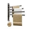Towel Rack 5 Arm   Towel Bar Wall Mounted Punch   Bathroom Dual Use Storage Rack
