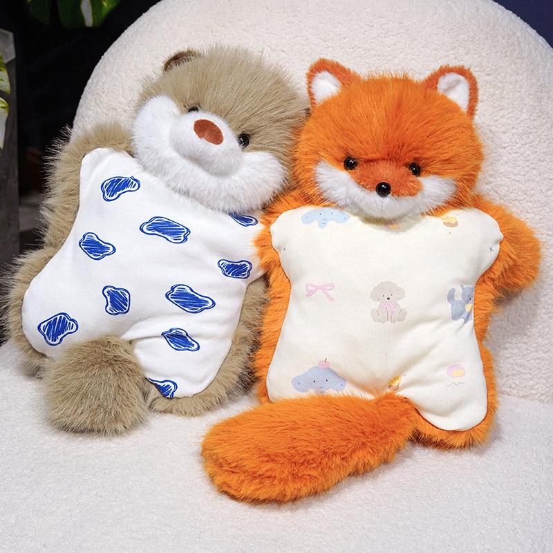 Douyin Trending Cute Cat & Dog Hand Warmer - Soothing Bean Bag & Lamb Squeeze Toy for Winter Warmth