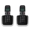 Schnurloses Telefon für Zuhause DECT6.0 Vollduplex-Freisprecheinrichtung 3-Wege-Gespräche 2 Mobilteile Schnurloses Telefon