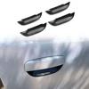 Carbon Fiber Style Door Handles Bowl Cover Trim Decals Bezel for Dodge Charger