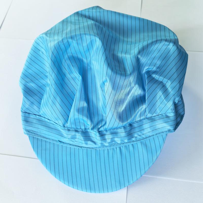 Anti-static Dustproof Hard Brim Worker Hat for Cleanroom Use синий