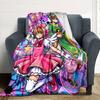 Sakura Kinomoto Print Flannel Blanket High Quality Warm Comfortable Cover for All Seasons Perfect for Gifts Home Decor