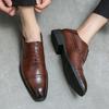 Men Social Casual Shoes outdoor Pointed Thick bottom Loafers Men Driving Moccasins Comfortable Slip-On men Wedding Shoes