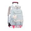 Zaino Trolley Scuola per Bambini con Ruote Zaino Studenti Borsa Libri Borsa Scuola a Rotelle per Bambine Bambini Zaino con Ruote