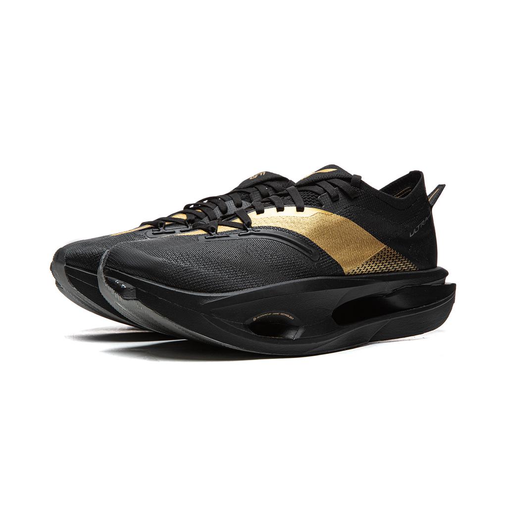 Li Ning Feidian 5 Ultra Technology Mesh Upper Professional Training Cushioning Running Shoes Unisex Running Shoes Black Gold ARMV005-26