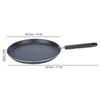 Non‑Stick Frying Pan Radiant‑Cooker Induction Cooker Cooking Tool for Breakfast Pancake Egg Pizza(6in Small Size )
