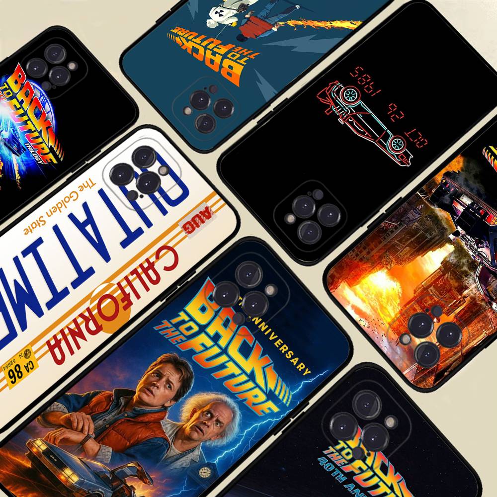 Back To The Future Phone Case For Iphone 17 Air 16 15 14 13 12 11 Pro Max 16 15 14 Plus TPU Soft Case