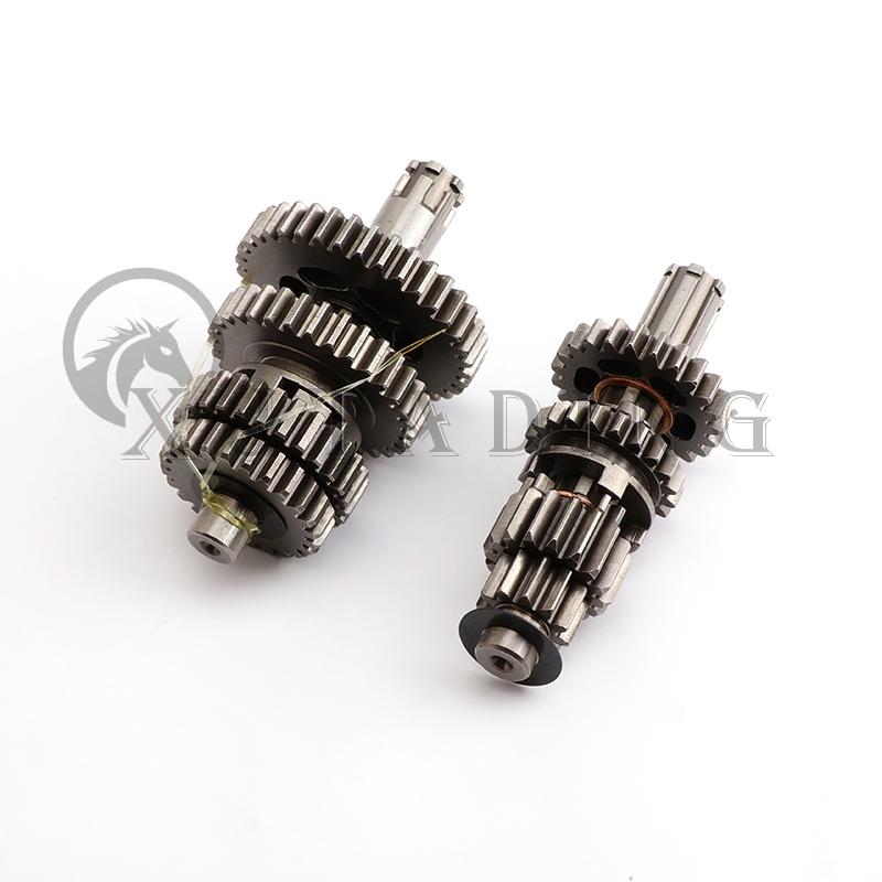 110cc 125cc Motorcycle Transmission Gear Box Main Counter Shaft For Chinese YX110 YX125 Engine Pit Dirt Bike Motocross parts