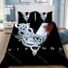 Viking Nordic Viking Mystical Symbol Duvet Cover Pillowcase Bedding Set Adult Boy Girl Bedroom Decoration Children Single D