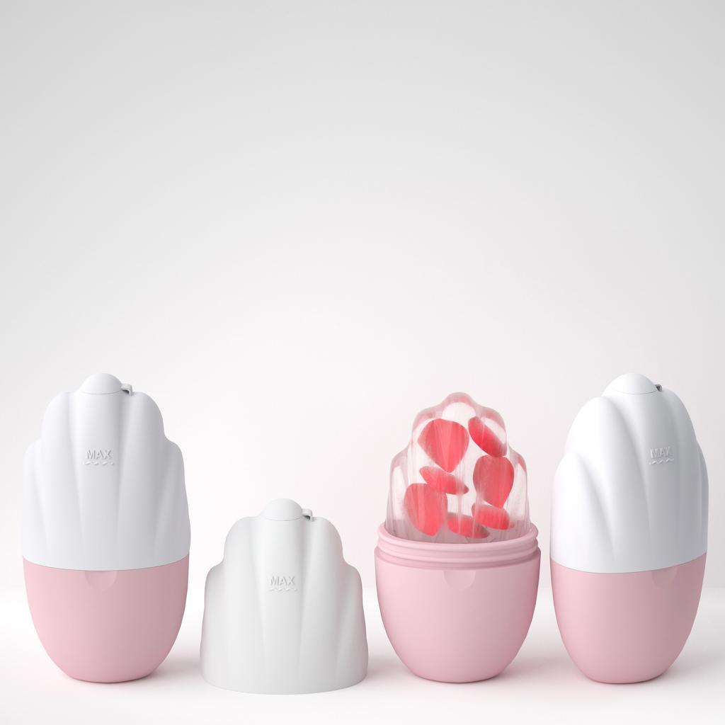 12*6.5*4.7cm Face Massager Ice Roller Tray Beauty Eyes Silicone Ice Roller Natural Skin Care Cooling Eliminating Reusable