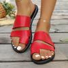 Women Minimalist Thong Sandals 2025 New Fashion Flat Sandals Summer Outdoor Beach Vacation Leisure Woman Shoes