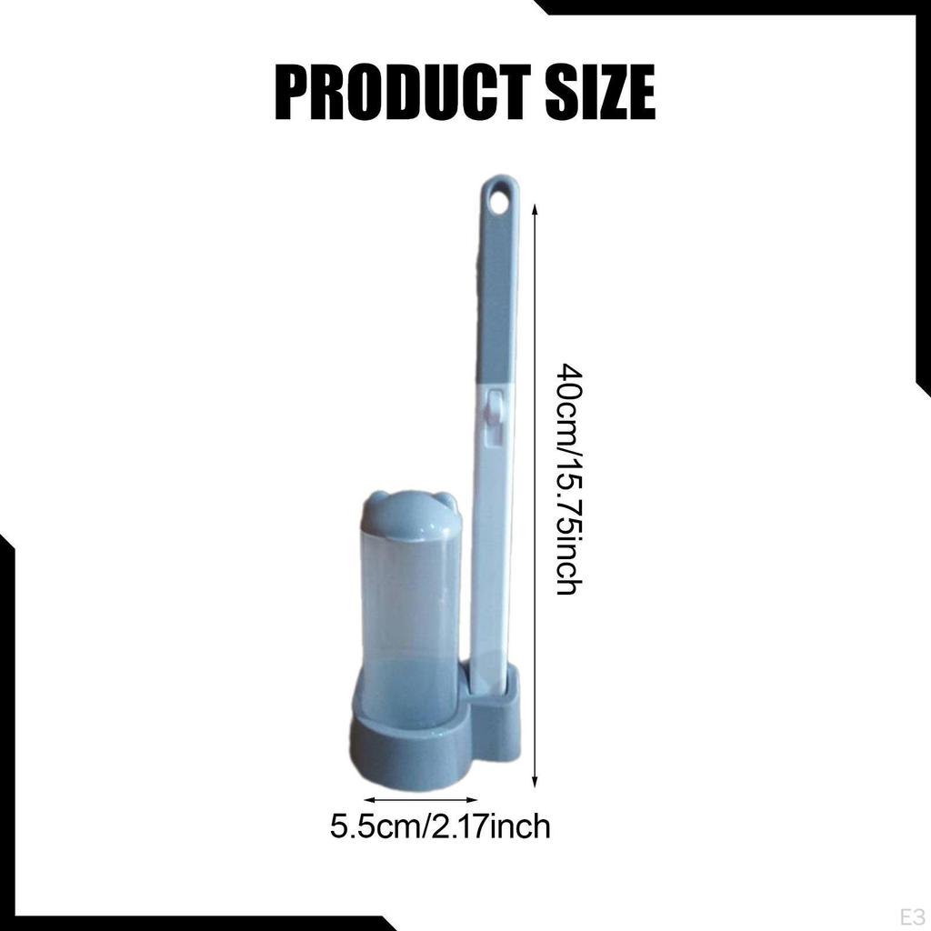 Toilet Brush Brushes for Cleaning Efficient Set Refill Heads Scrubber Hotel