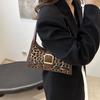 Summer New Shoulder Bags for Women High Quality Leopard Pattern Underarm Handbags PU Leather Leopard Armpit Purse Bag CLE