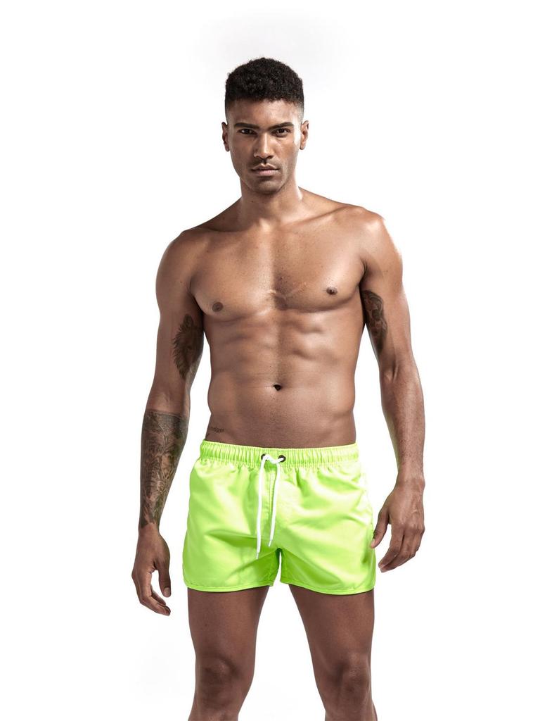 Men's Quick-Dry Multi-Color Beach Shorts: Summer Fashion Four-Point Sport Polyester Pants