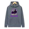 Men Long Sleeve Hoodie Christmas Black Pumpkin Print Autumn Casual Fashion Pullover Street Trend Hooded Sweatshirt Creative Tops