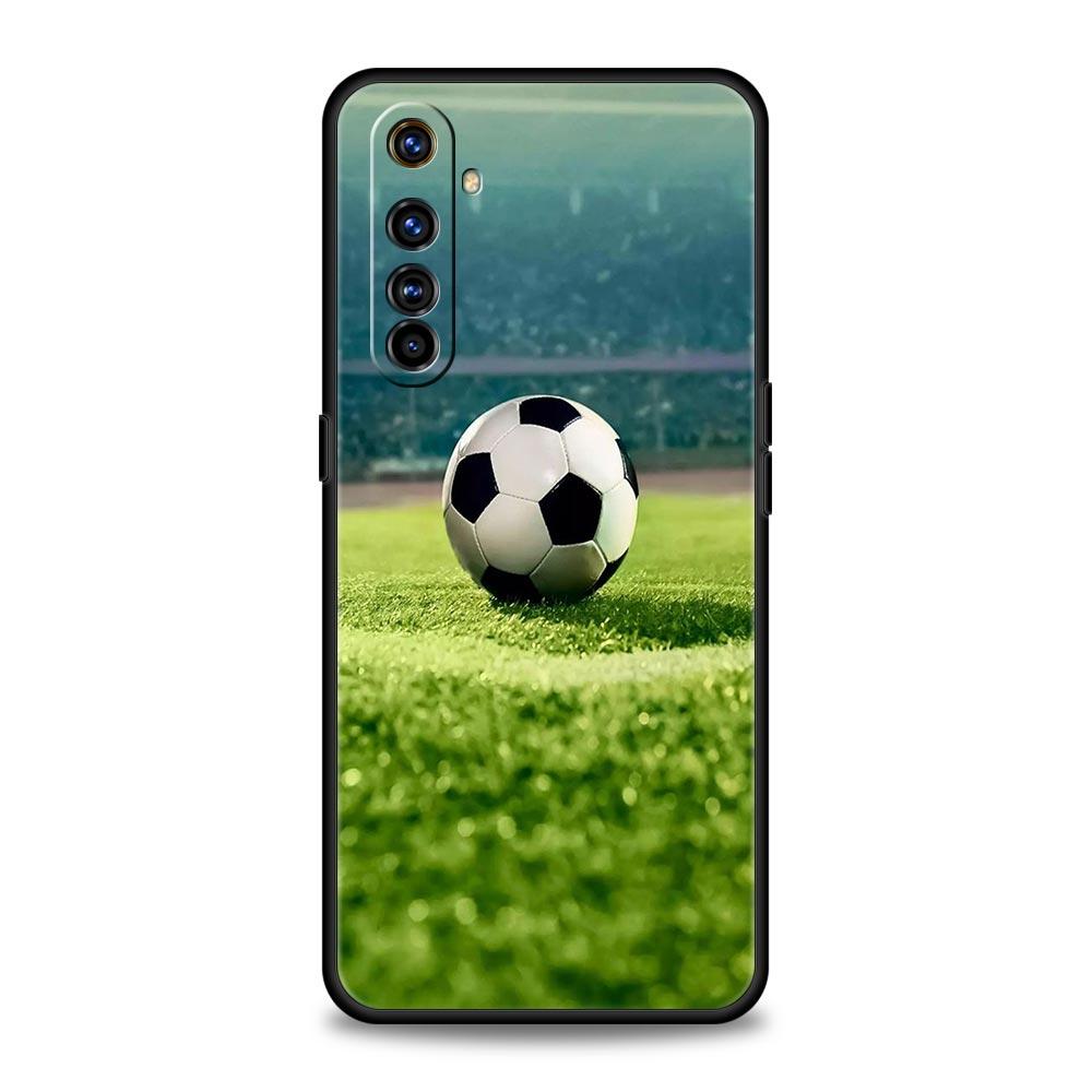 For Realme GT Neo 2 3 3T 5 Phone Case 12 11 5G 10 9 8 5G 7 6 GT5 GT3 GT2 Pro C21 C11 C25 C35 Cover Football Passion Soccer Ball