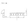 43mm Gitarrensattel Verstellbarer Messingsattel 6 Saitenhöhe Glocke Gitarrensattel für Gibson Les Paul LP SG Style Gitarre
