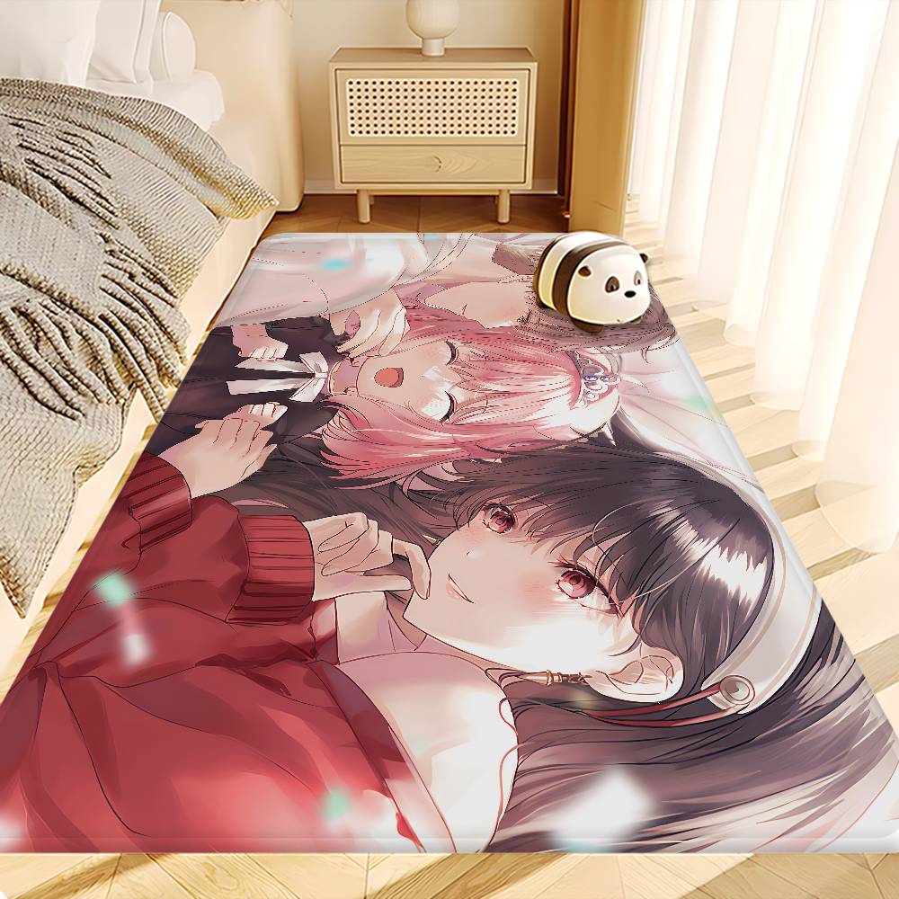 Anime Spy X Family Anya Room Mats Cheaper Anti-slip Modern Living Room Balcony Printed Household Carpets