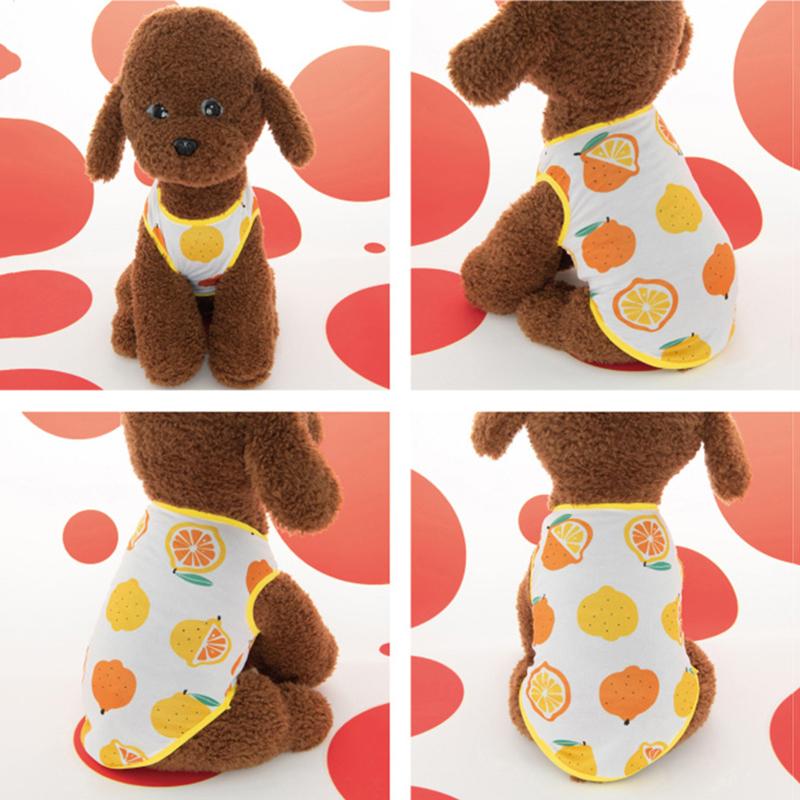 Pet Dog Vest Cat Vest Dog Clothes Cat Clothes Summer Thin Breathable Cooling Cut
