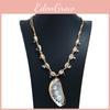 Shell Necklace With Natural Pearl And Handknotted Design For Fashion Casual Wear