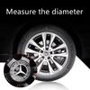 AABGU1 4PCS/set 75mm Car Wheel Center Hub Caps Cover  Decoration Accessories for Mercedes Benz B/C/E/S Class A Class C200L GLC GLK CLA
