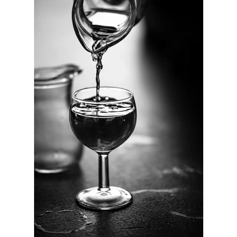 

Кофемашина эспрессо Посуда Стеклянная чашка Черно-белое искусство Холст Картина Норвежские настенные постеры Печать Главная Современный магазин Бар Декор 30x45CM No Frame